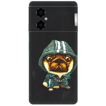 POCO Phone Skins (All Models) - Puppy N Hoodie - 3D Embossed Finish (L-90) Poco M4 (5G)