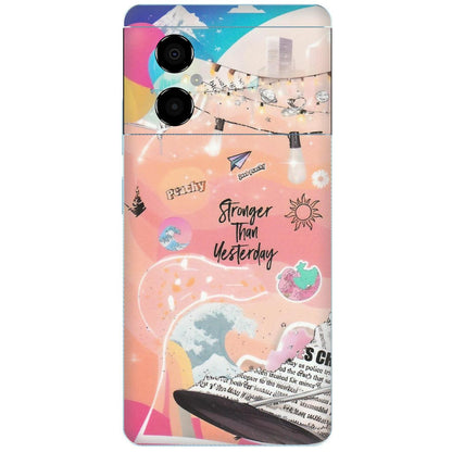 POCO Phone Skins (All Models) - Stronger Then Yesterday - Matte Finish (M-128) Poco M4 (5G)