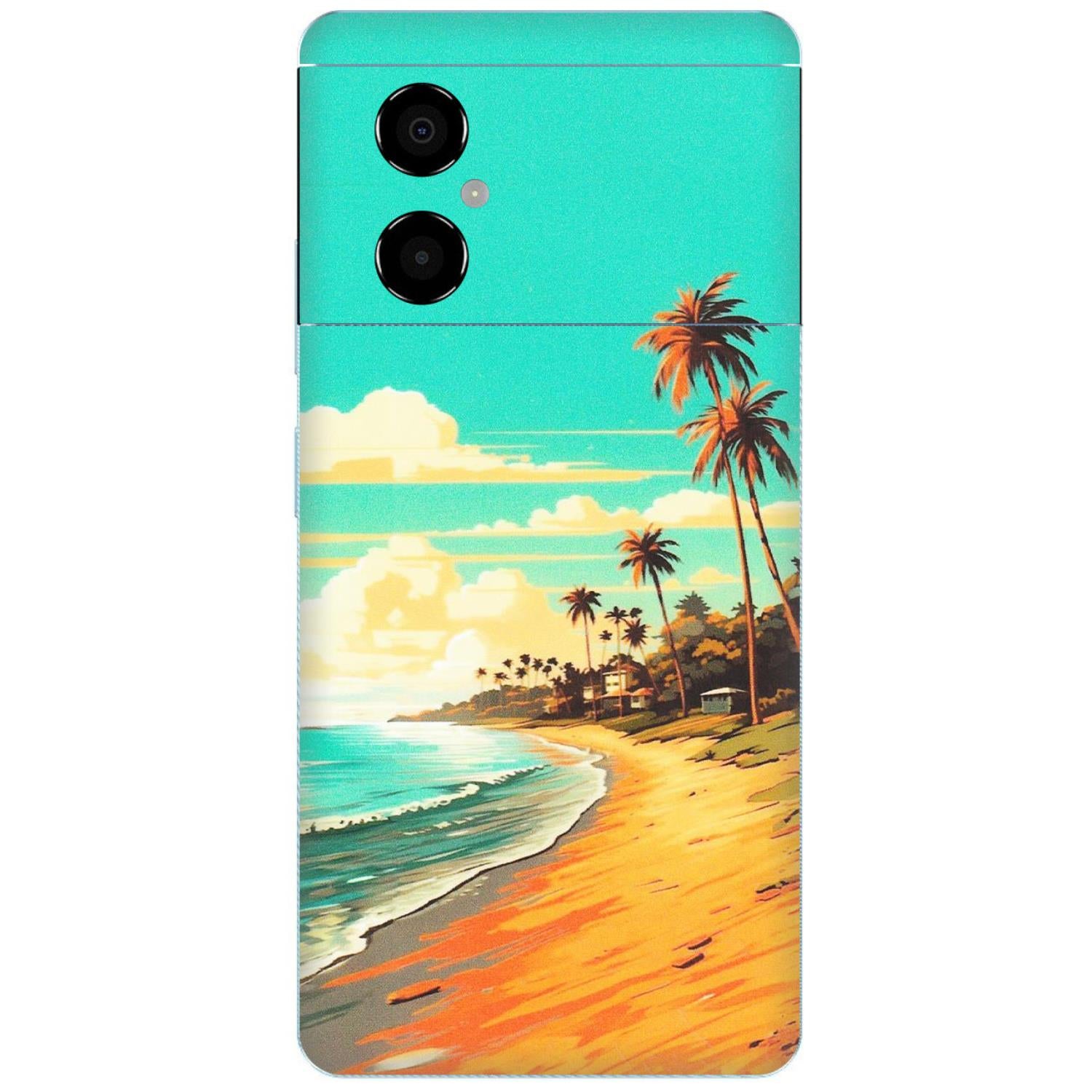 POCO Phone Skins (All Models) - Miami Beach - Matte Finish (M-136) Poco M4 (5G)
