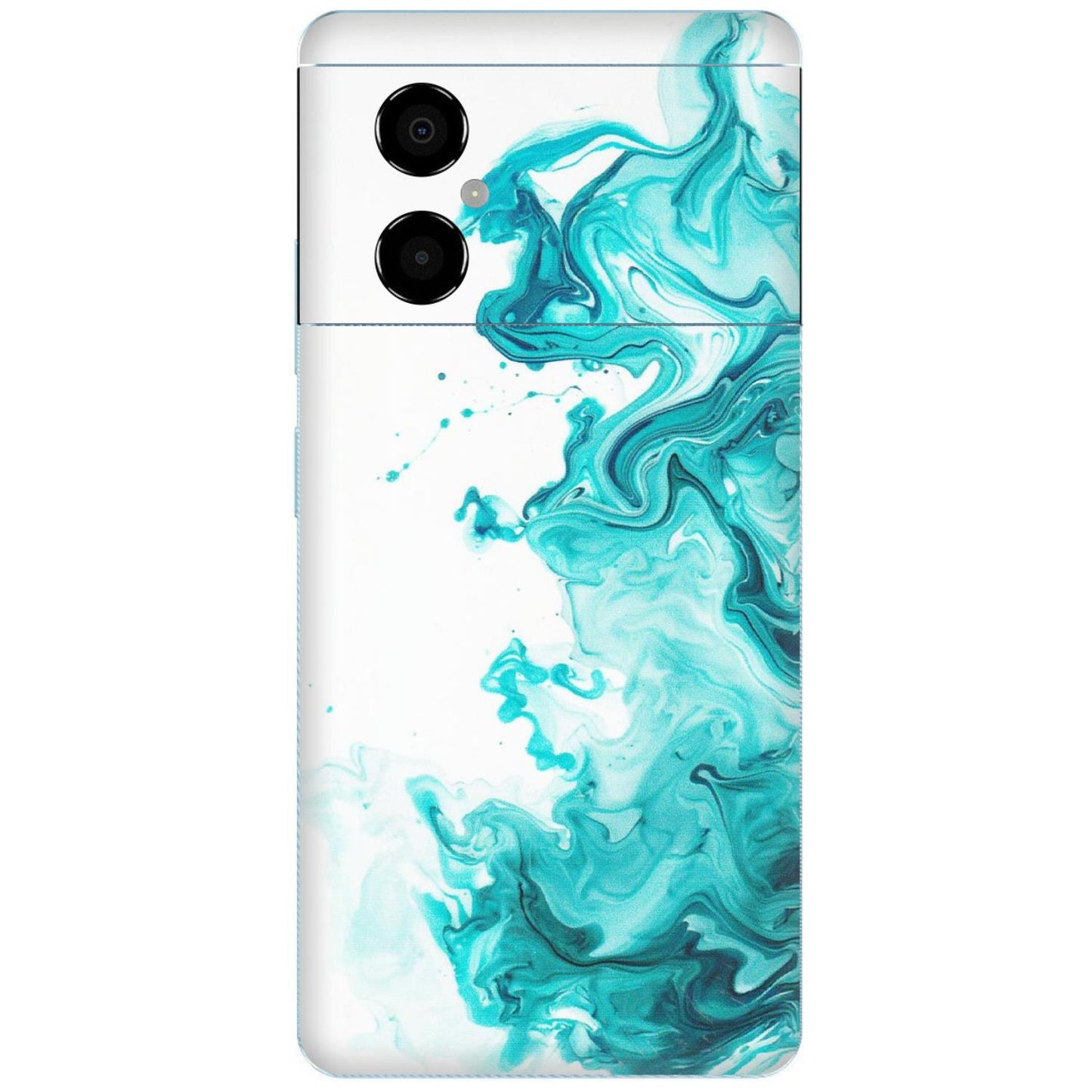 POCO Phone Skins (All Models) - Sky Blue Abstract Colour - Matte Finish (M-146) Poco M4 (5G)