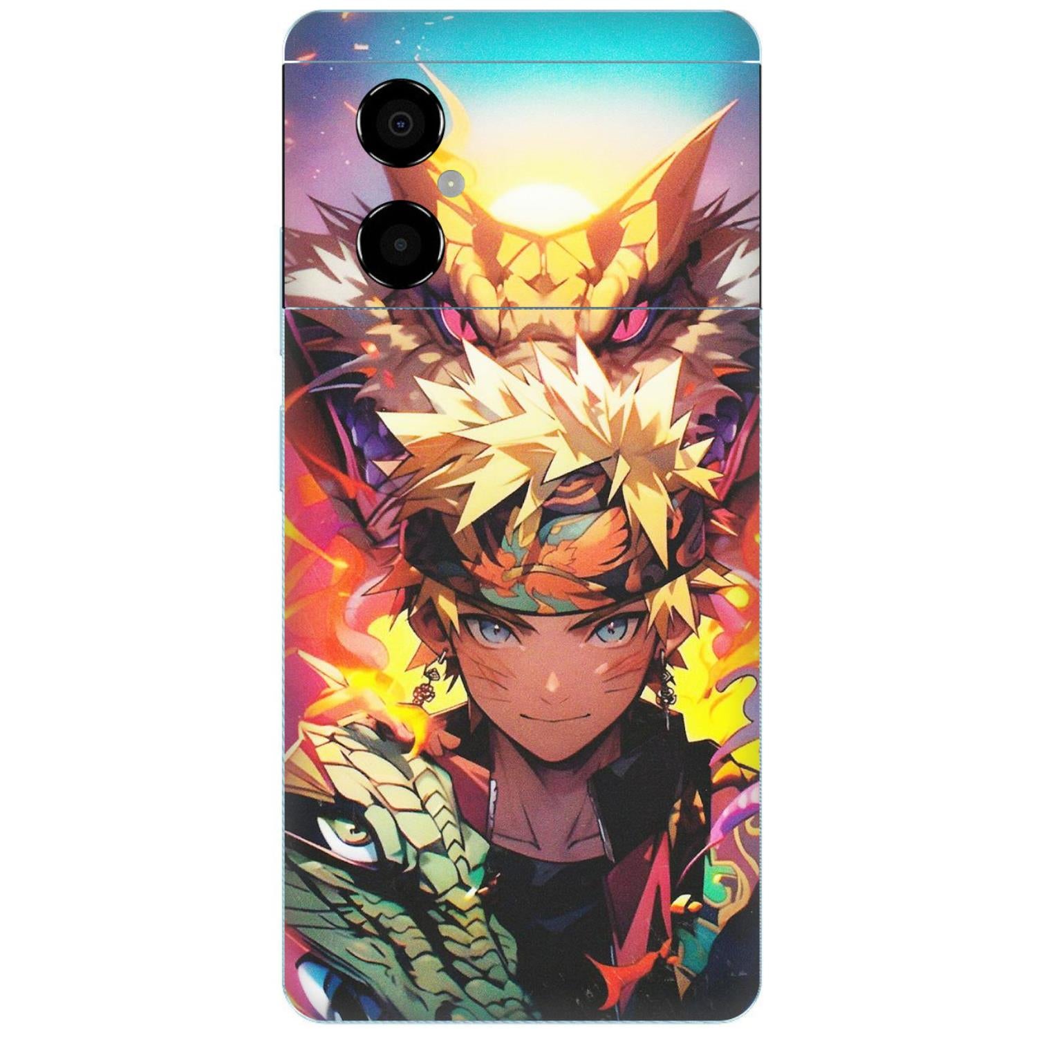 POCO Phone Skins (All Models) - Angry Naruto Anime - Matte Finish (M-148) Poco M4 (5G)