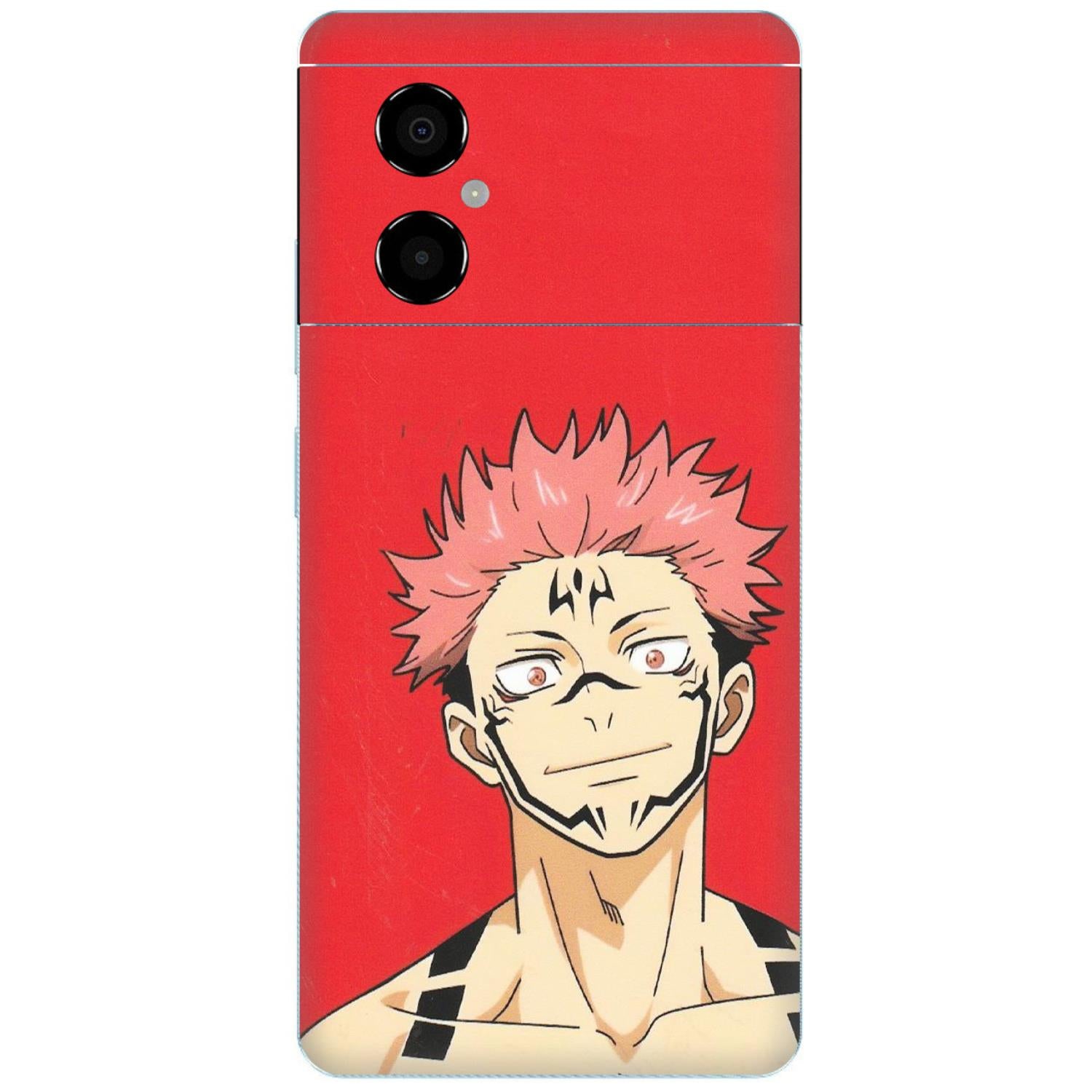 POCO Phone Skins (All Models) - Ryomen Sukuna Fun Anime - Matte Finish (M-153) Poco M4 (5G)