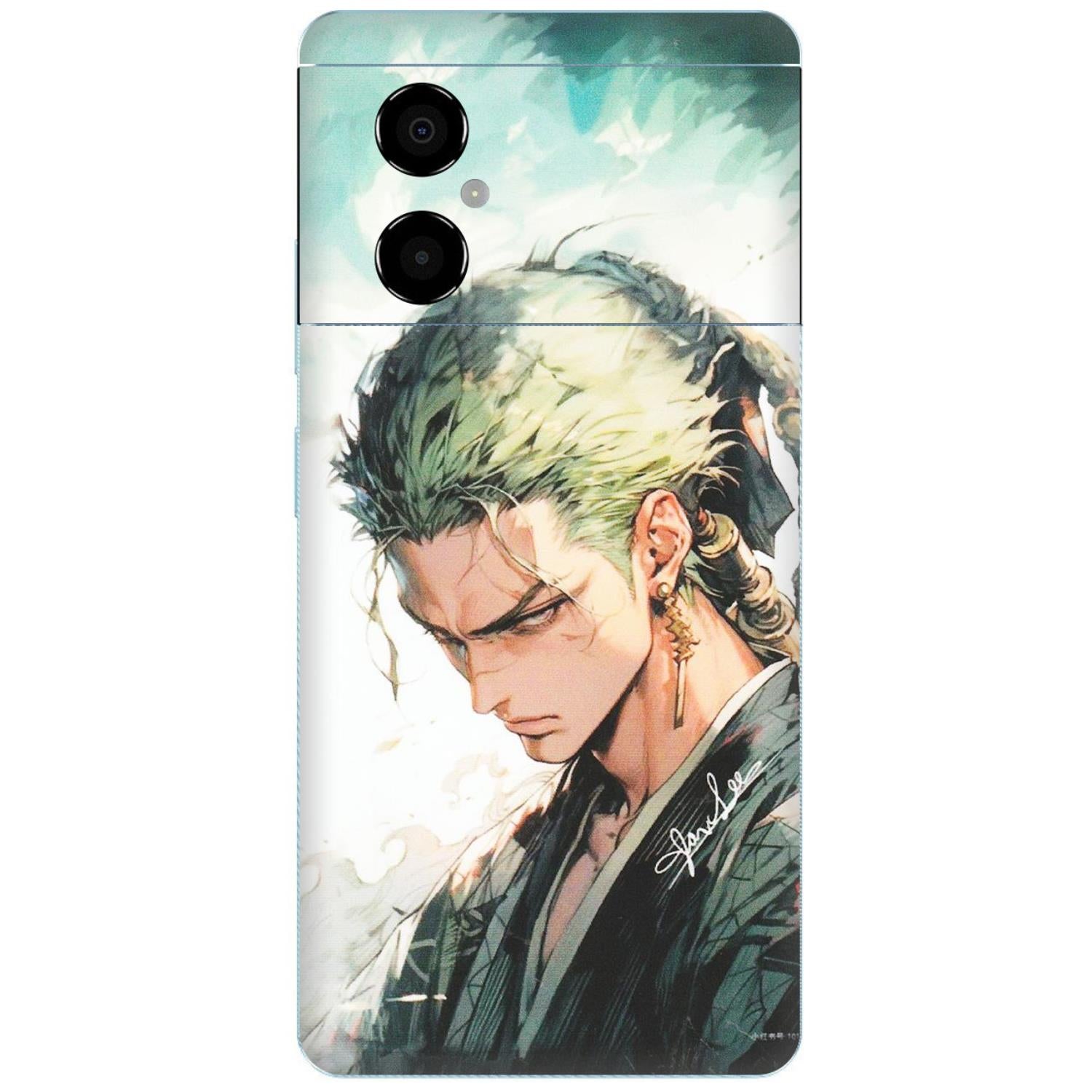 POCO Phone Skins (All Models) - Pirate Hunter One Piece Anime - Matte Finish (M-157) Poco M4 (5G)