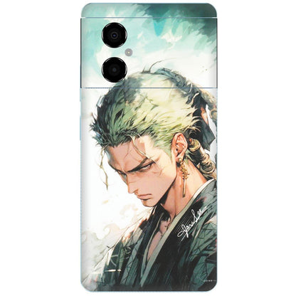 POCO Phone Skins (All Models) - Pirate Hunter One Piece Anime - Matte Finish (M-157) Poco M4 (5G)