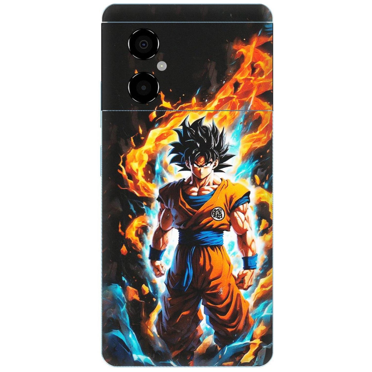 POCO Phone Skins (All Models) - Goku Transformation Anime - Matte Finish (M-159) Poco M4 (5G)