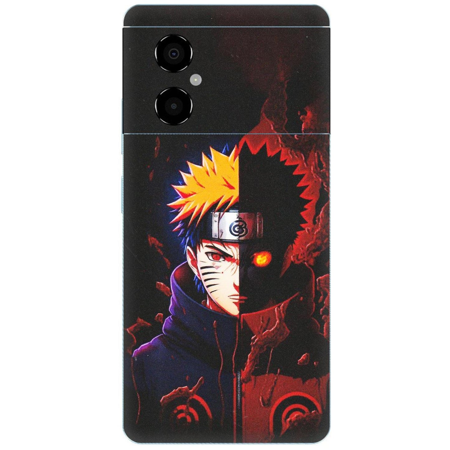 POCO Phone Skins (All Models) - Naruto X Evil - Matte Finish (M-70) Poco M4 (5G)