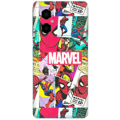 POCO Phone Skins (All Models) - Marvel Comic Spiderman Grafitti - Matte Finish (M-72) Poco M4 (5G)