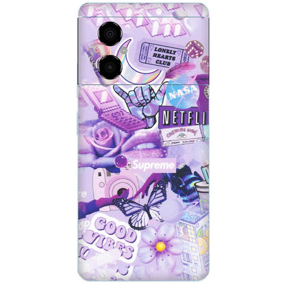 POCO Phone Skins (All Models) - Supreme Purple Magic - Matte Finish (M-88) Poco M4 (5G)