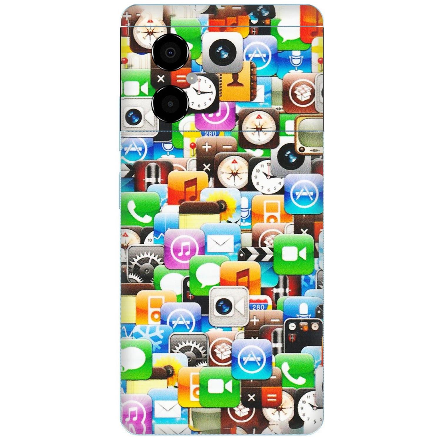 POCO Phone Skins (All Models) - All Apple Icons - Matte Finish (M-93) Poco M4 (5G)