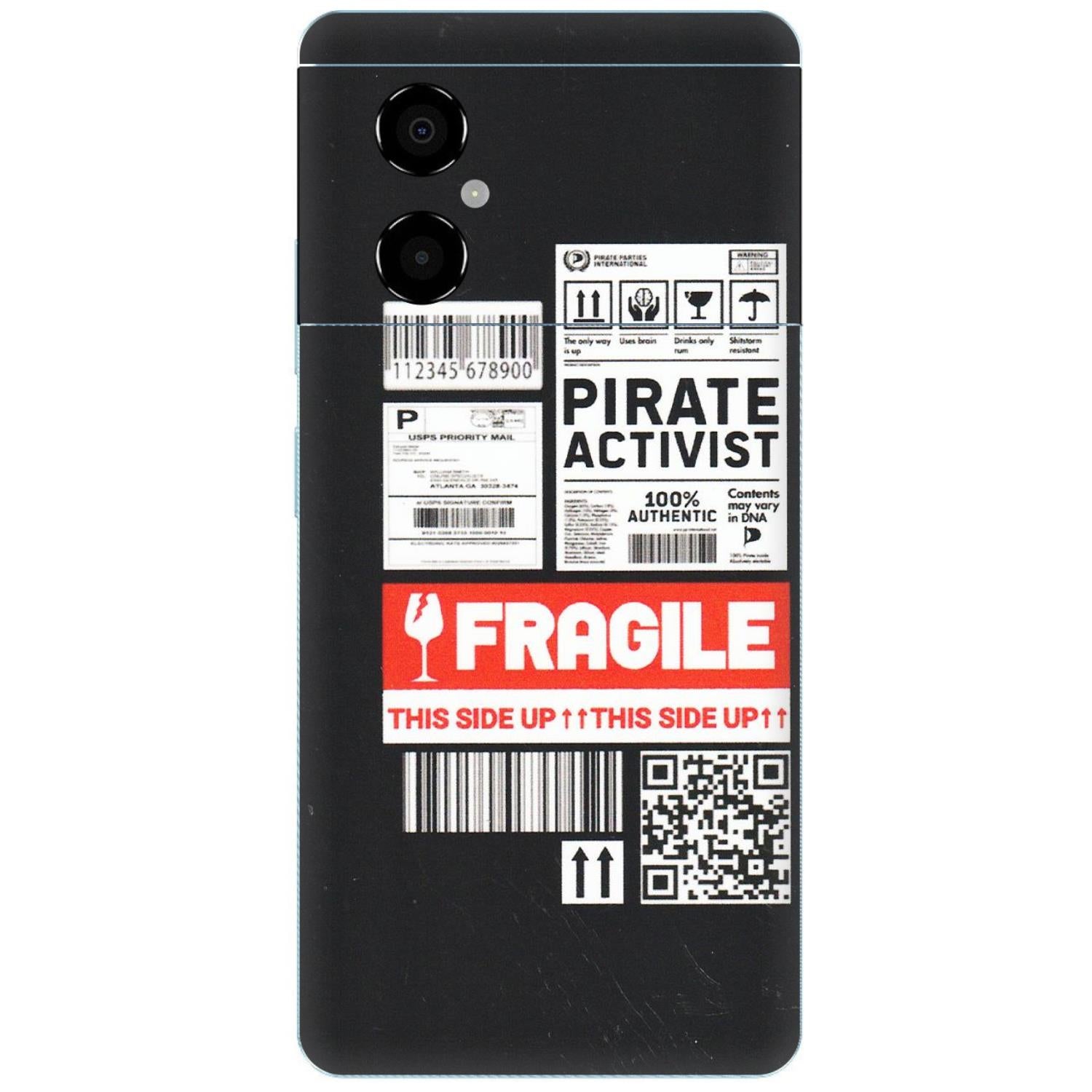 POCO Phone Skins (All Models) - Handle With Care - Matte Finish (M-99) Poco M4 (5G)