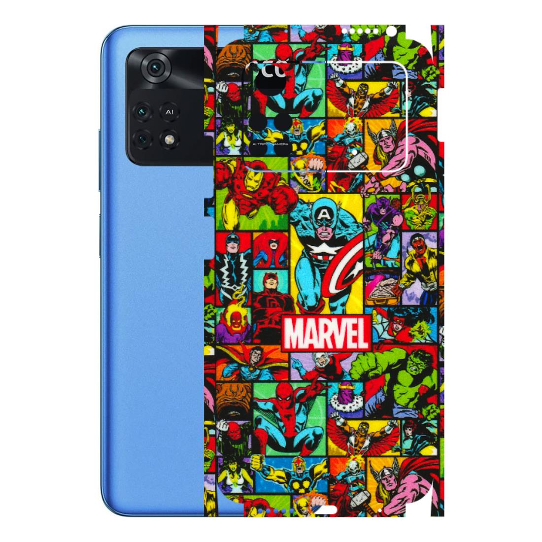 POCO Phone Skins (All Models) - MARVELOUS Comic Characters - 3D Embossed Finish (L-129) Poco M4 PRO 4G