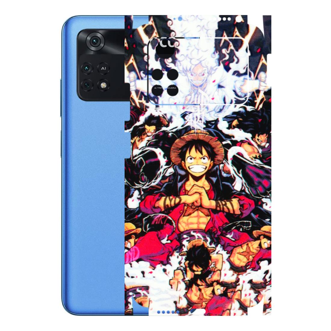POCO Phone Skins (All Models) - Luffy Anime Character - 3D Embossed Finish (L-203) Poco M4 PRO 4G