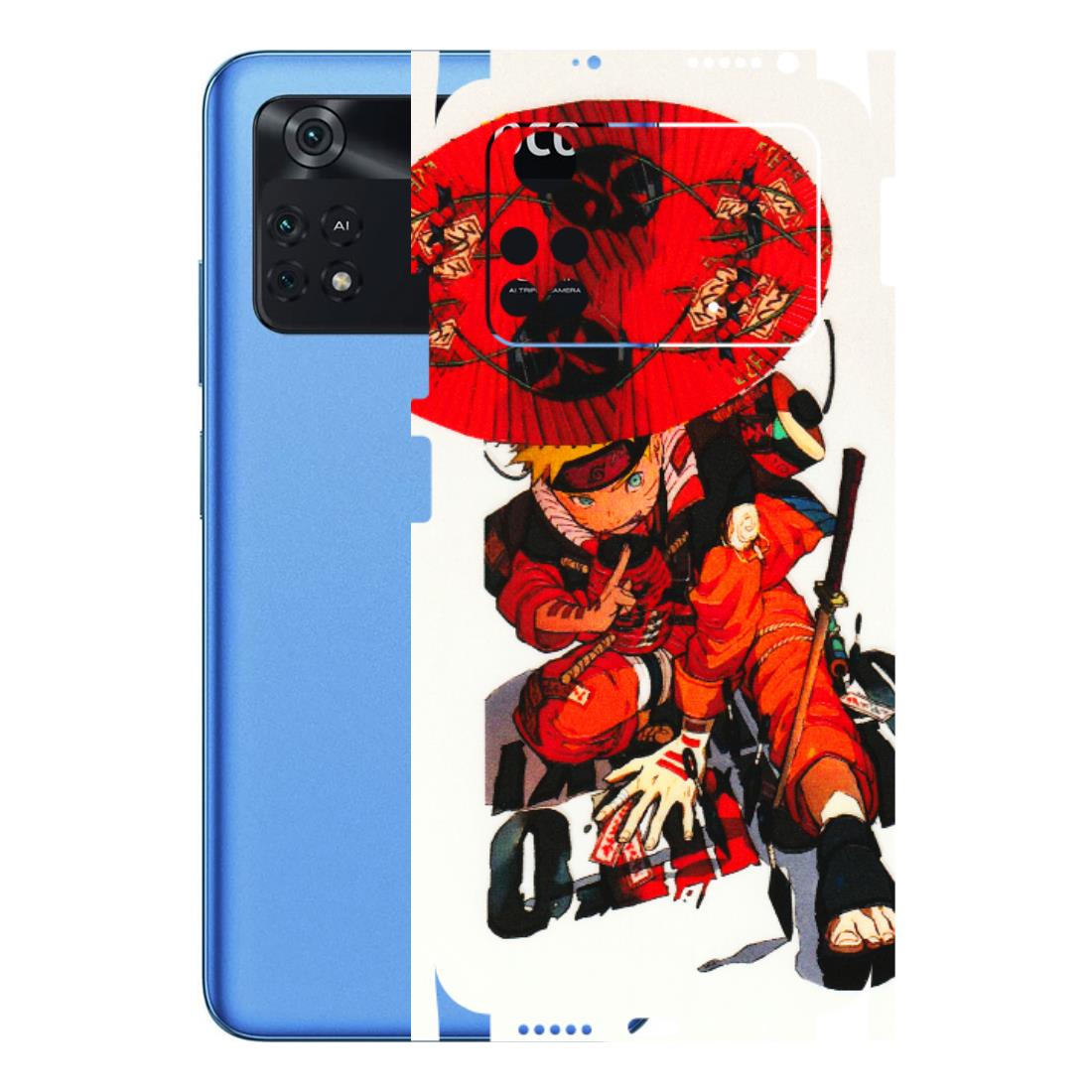 POCO Phone Skins (All Models) - Naruto - 3D Embossed Finish (L-208) Poco M4 PRO 4G