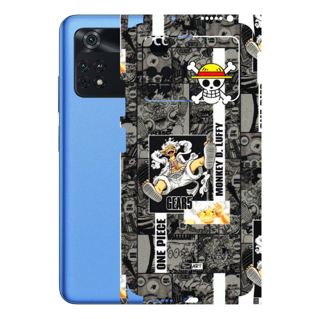 POCO Phone Skins (All Models) - Cuffy Anime MonkeyCamic - 3D Embossed Finish (L-242) Poco M4 PRO 4G