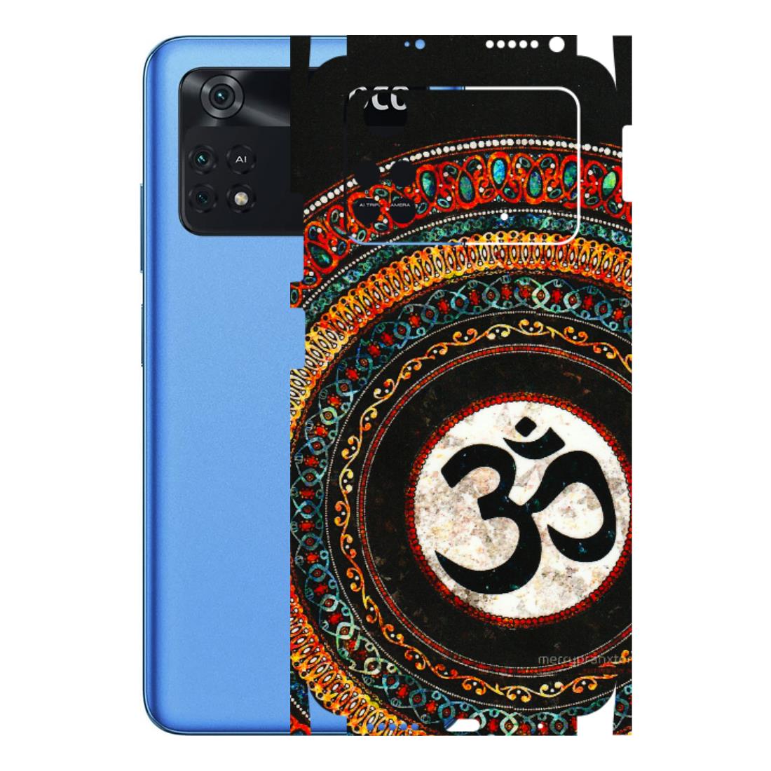 POCO Phone Skins (All Models) - Aum Chant Abstract - 3D Embossed Finish (L-42) Poco M4 PRO 4G
