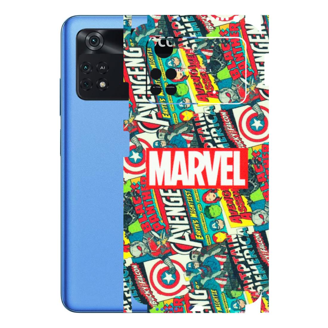 POCO Phone Skins (All Models) - Marvel Comic Lover - Matte Finish (M-30) Poco M4 PRO 4G