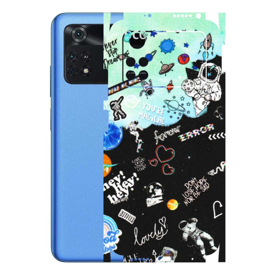 POCO Phone Skins (All Models) - Living In A Space Dream - Matte Finish (M-46) Poco M4 PRO 4G