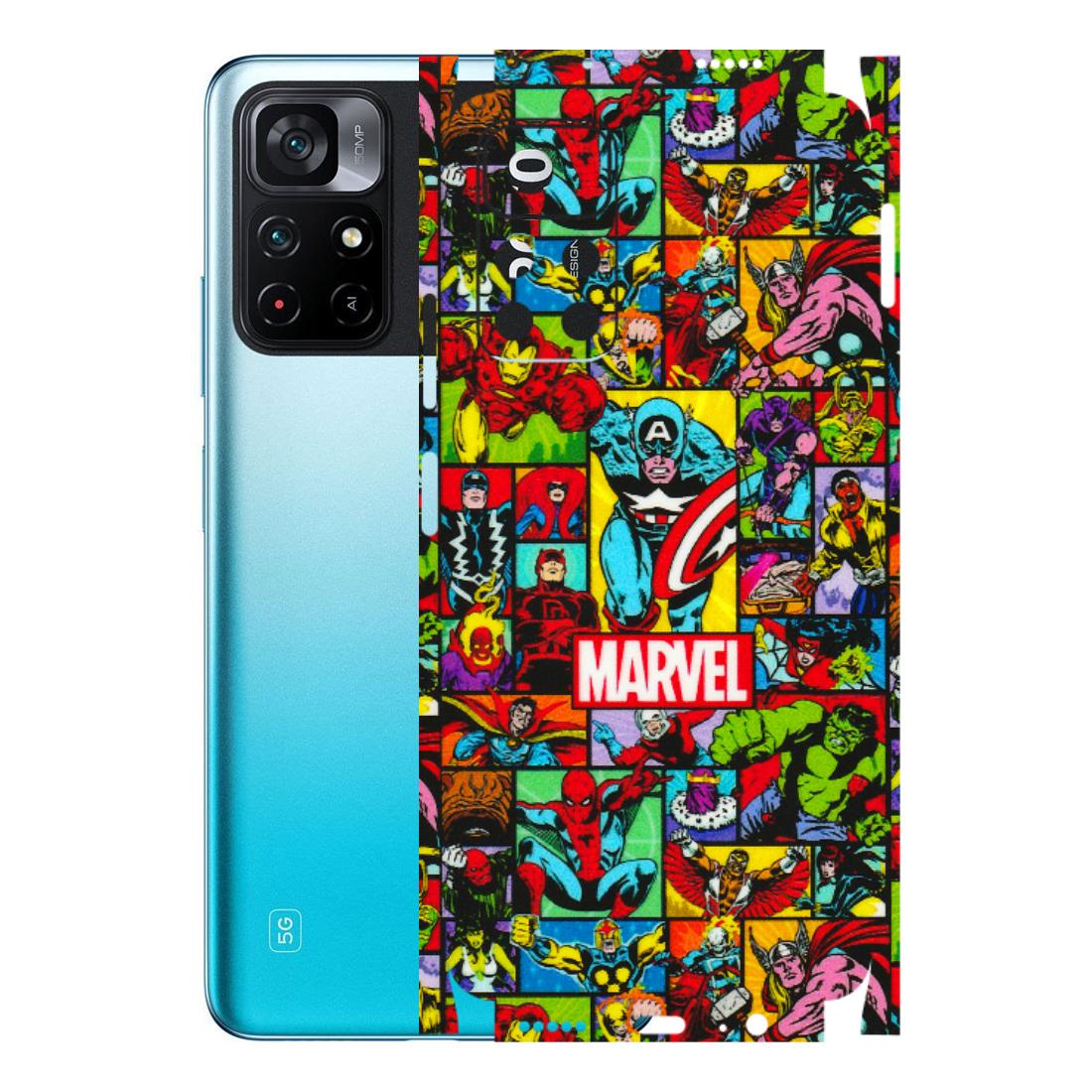 POCO Phone Skins (All Models) - MARVELOUS Comic Characters - 3D Embossed Finish (L-129) Poco M4 PRO 5G