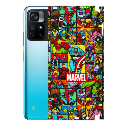 POCO Phone Skins (All Models) - MARVELOUS Comic Characters - 3D Embossed Finish (L-129) Poco M4 PRO 5G