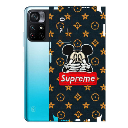 POCO Phone Skins (All Models) - Mickey Supreme - Matte Finish (M-83) Poco M4 PRO 5G