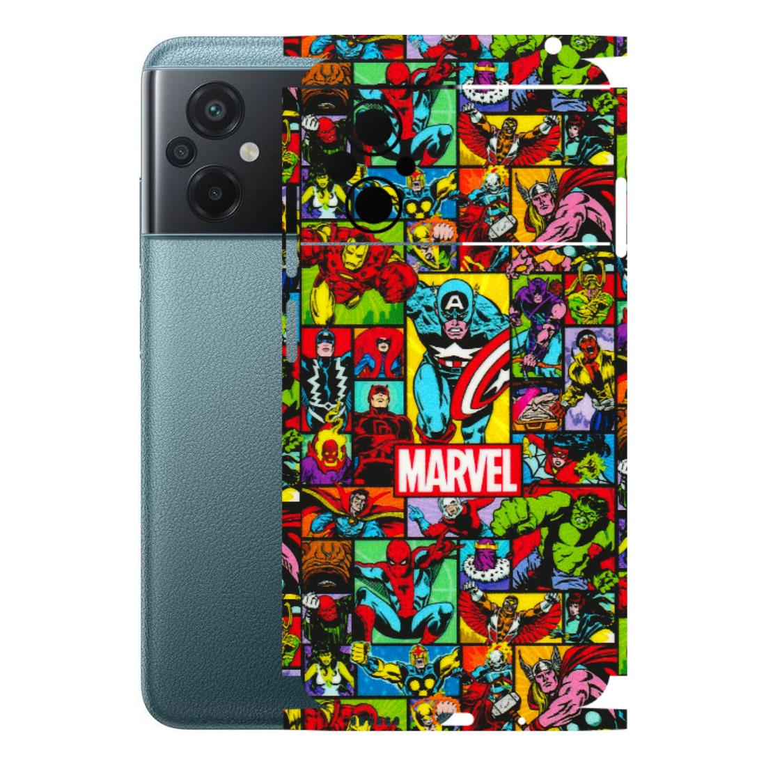 POCO Phone Skins (All Models) - MARVELOUS Comic Characters - 3D Embossed Finish (L-129) Poco M5