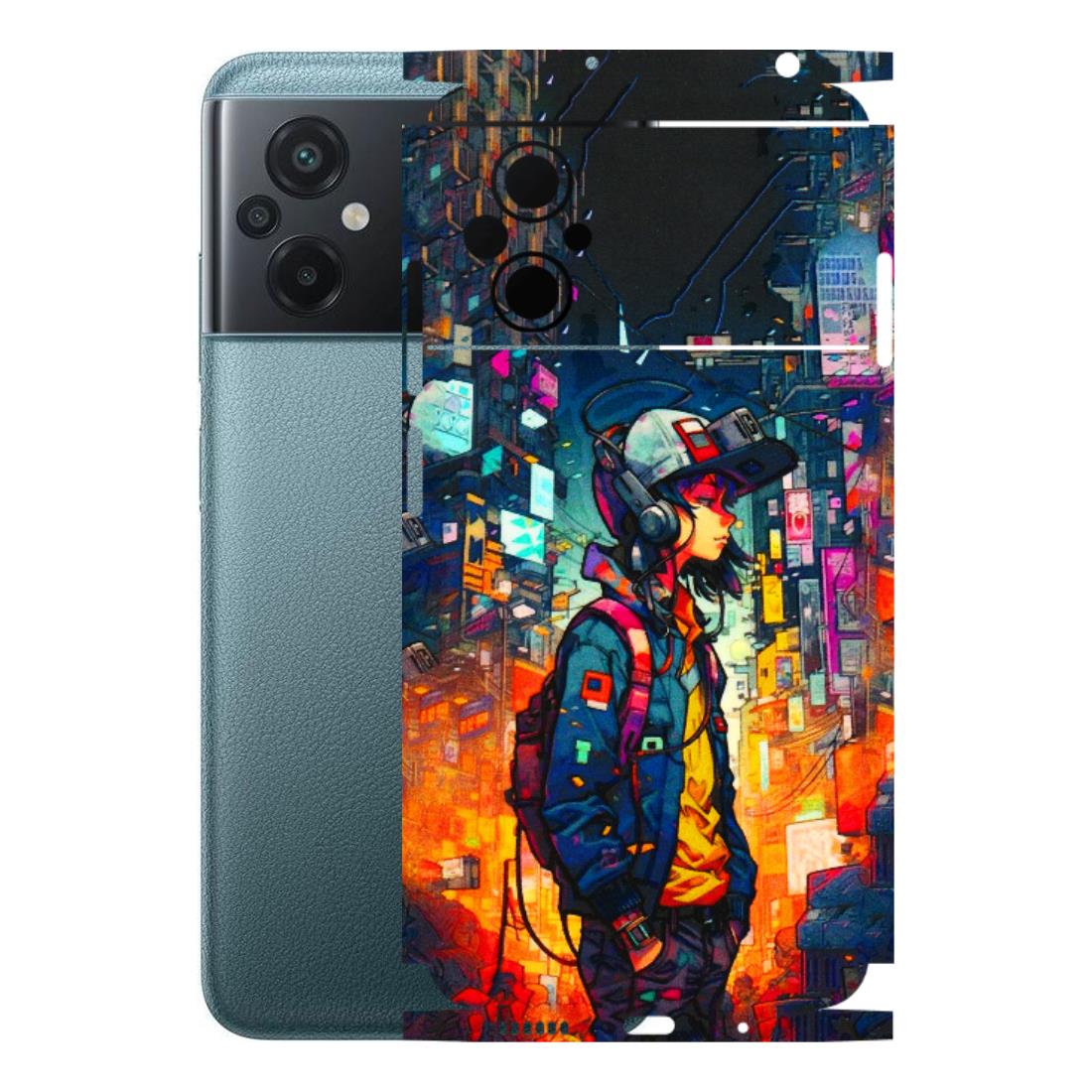 POCO Phone Skins (All Models) - Street Anime Guy - 3D Embossed Finish (L-158) Poco M5