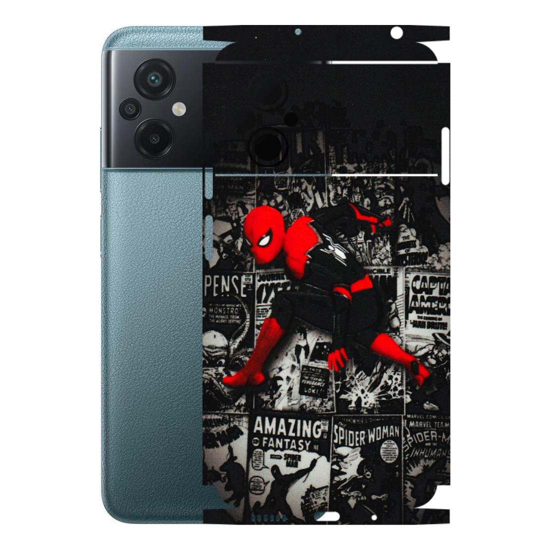 POCO Phone Skins (All Models) - SpiderMan New - 3D Embossed Finish (L-162) Poco M5