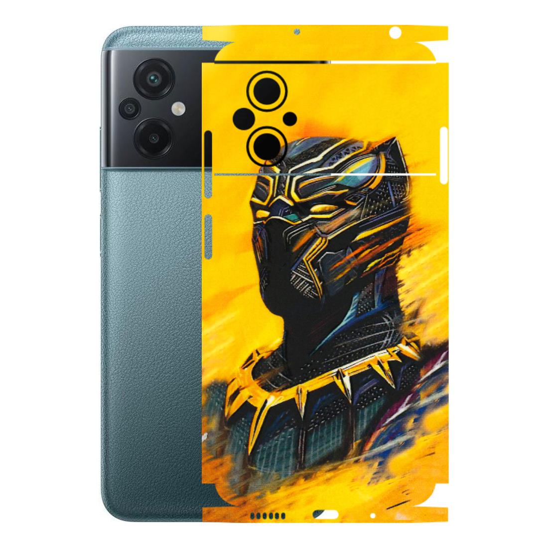 POCO Phone Skins (All Models) - Yellow Panther - 3D Embossed Finish (L-54) Poco M5