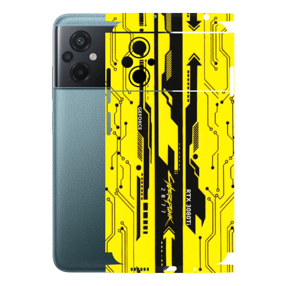 POCO Phone Skins (All Models) - Yellow Cyberpunk - 3D Embossed Finish (L-93) Poco M5
