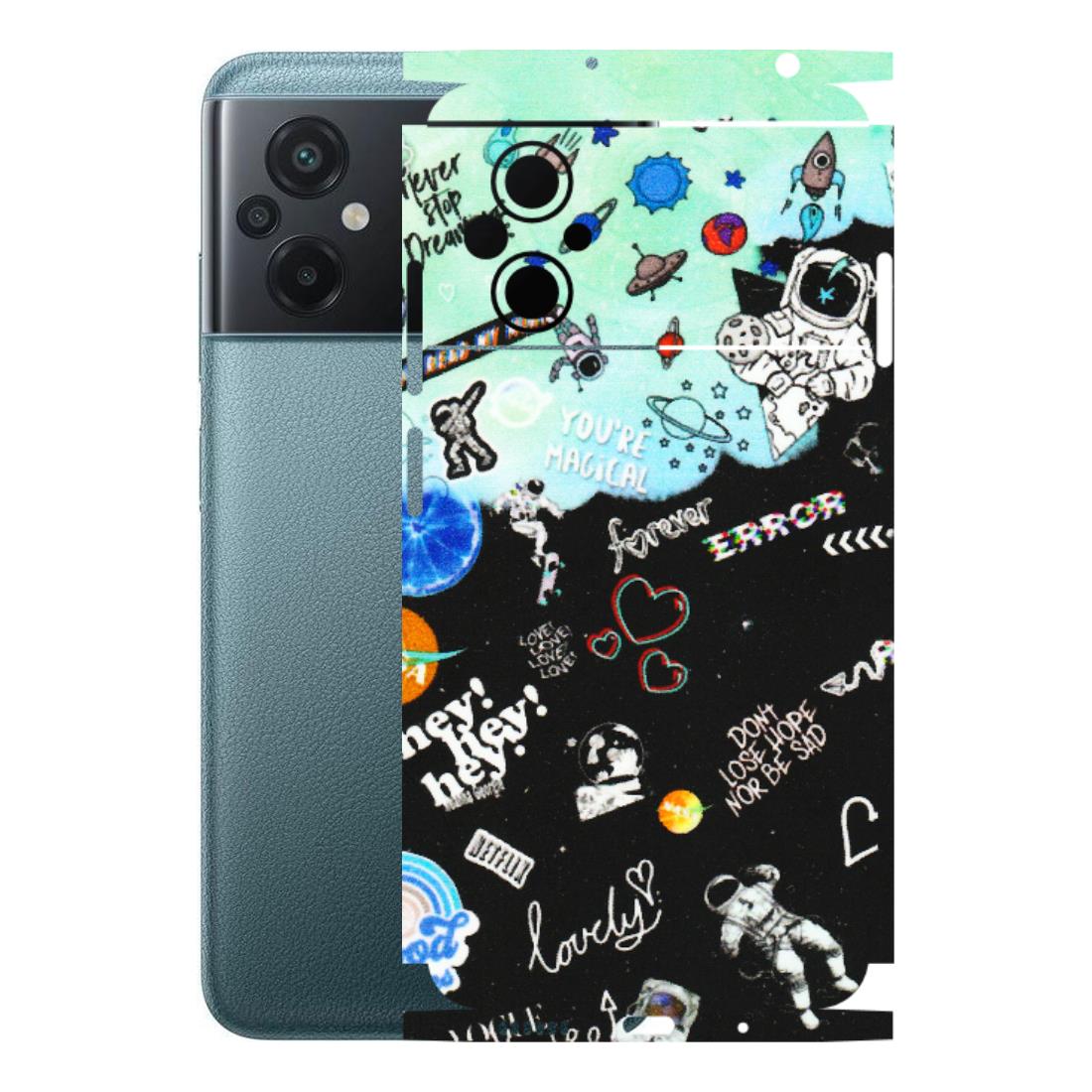 POCO Phone Skins (All Models) - Living In A Space Dream - Matte Finish (M-46) Poco M5