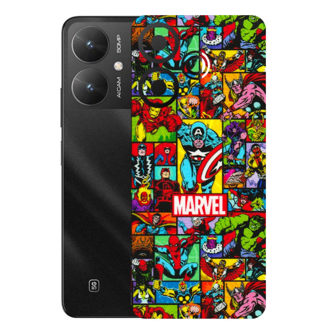 POCO Phone Skins (All Models) - MARVELOUS Comic Characters - 3D Embossed Finish (L-129) Poco M6