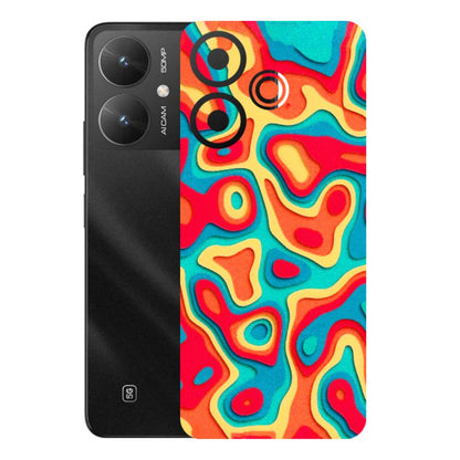 POCO Phone Skins (All Models) - Abstract Swirl - 3D Embossed Finish (L-150) Poco M6