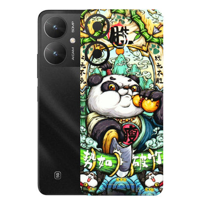 POCO Phone Skins (All Models) - Royal Rich Panda - 3D Embossed Finish (L-170) Poco M6