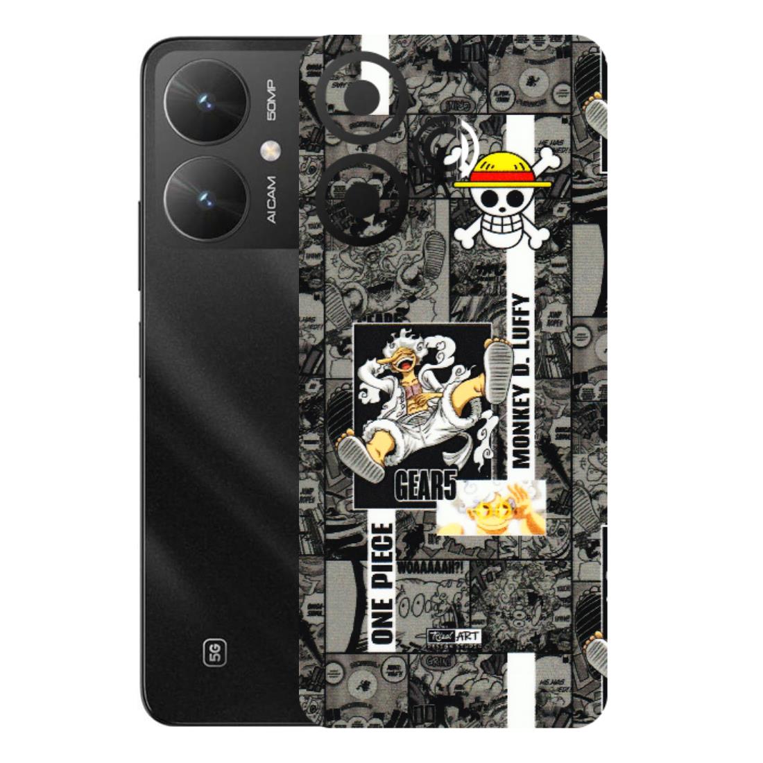 POCO Phone Skins (All Models) - Cuffy Anime MonkeyCamic - 3D Embossed Finish (L-242) Poco M6