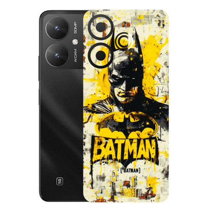 POCO Phone Skins (All Models) - Batman Yellow BT - 3D Embossed Finish (L-304) Poco M6
