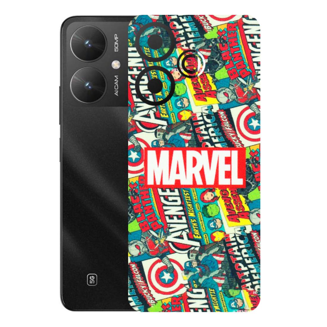 POCO Phone Skins (All Models) - Marvel Comic Lover - Matte Finish (M-30) Poco M6