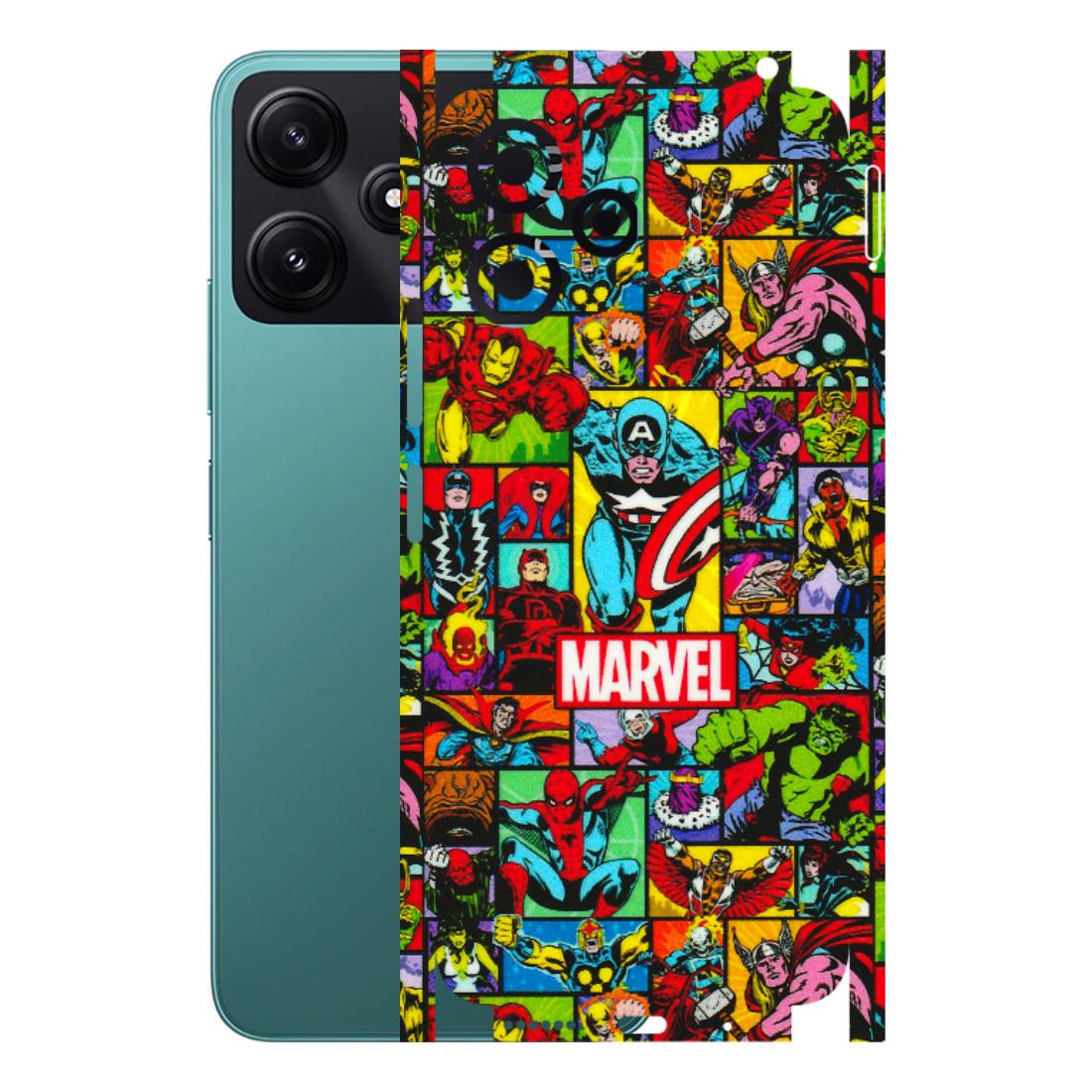 POCO Phone Skins (All Models) - MARVELOUS Comic Characters - 3D Embossed Finish (L-129) Poco M6 PRO 5G