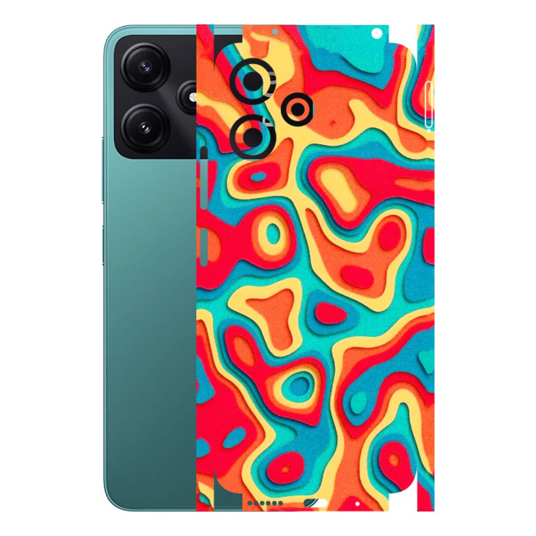 POCO Phone Skins (All Models) - Abstract Swirl - 3D Embossed Finish (L-150) Poco M6 PRO 5G