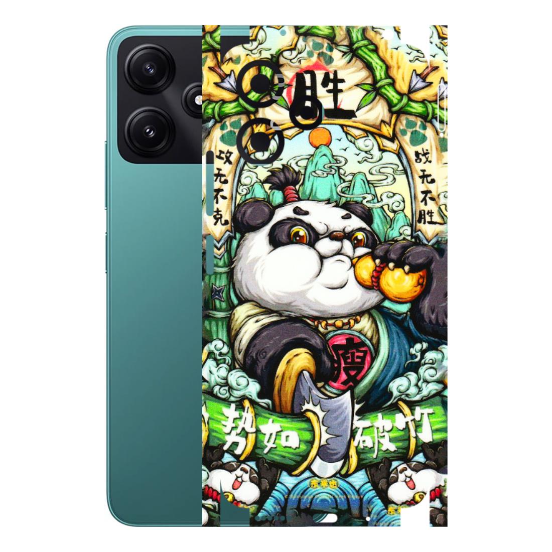 POCO Phone Skins (All Models) - Royal Rich Panda - 3D Embossed Finish (L-170) Poco M6 PRO 5G