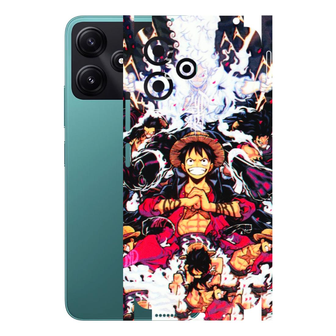 POCO Phone Skins (All Models) - Luffy Anime Character - 3D Embossed Finish (L-203) Poco M6 PRO 5G