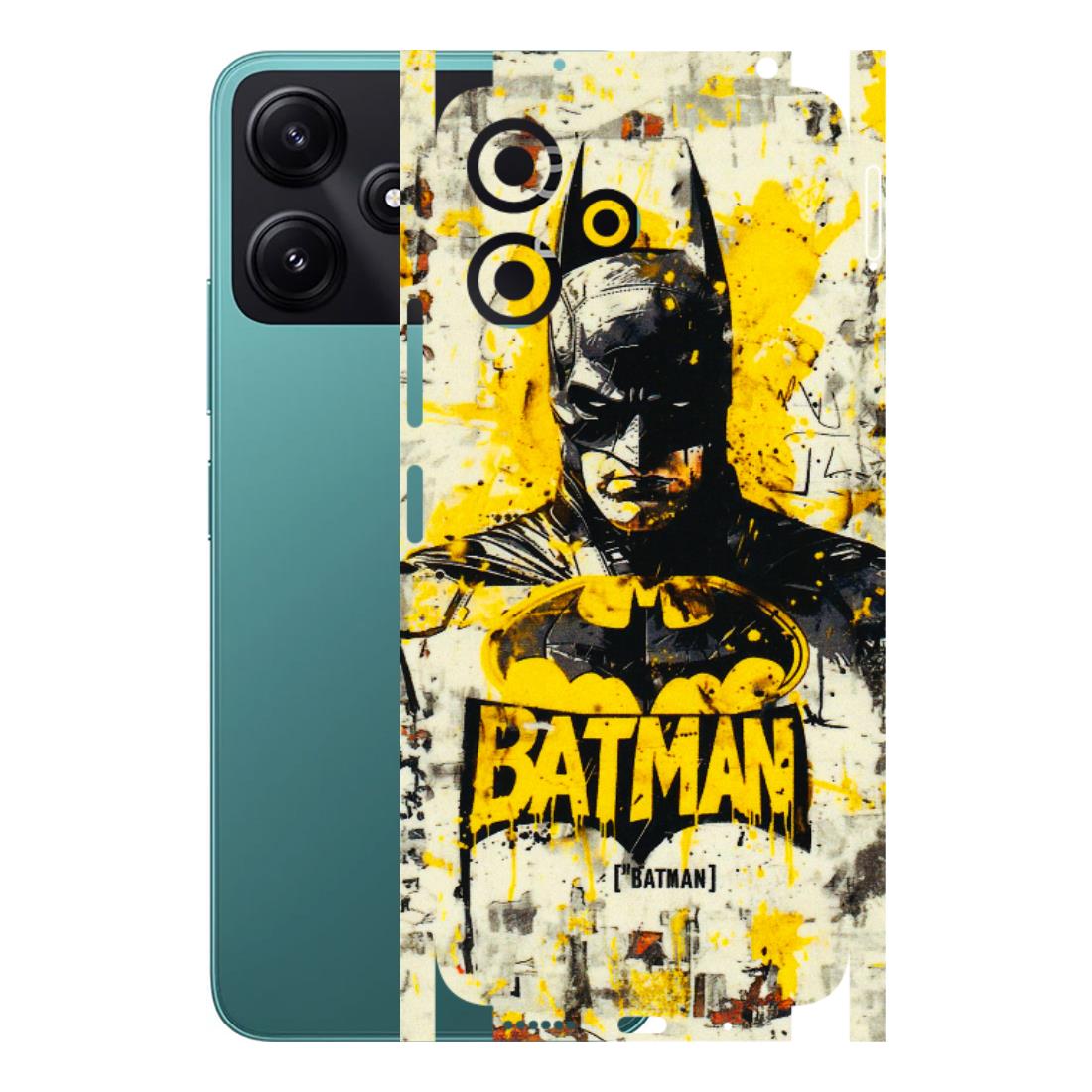 POCO Phone Skins (All Models) - Batman Yellow BT - 3D Embossed Finish (L-304) Poco M6 PRO 5G