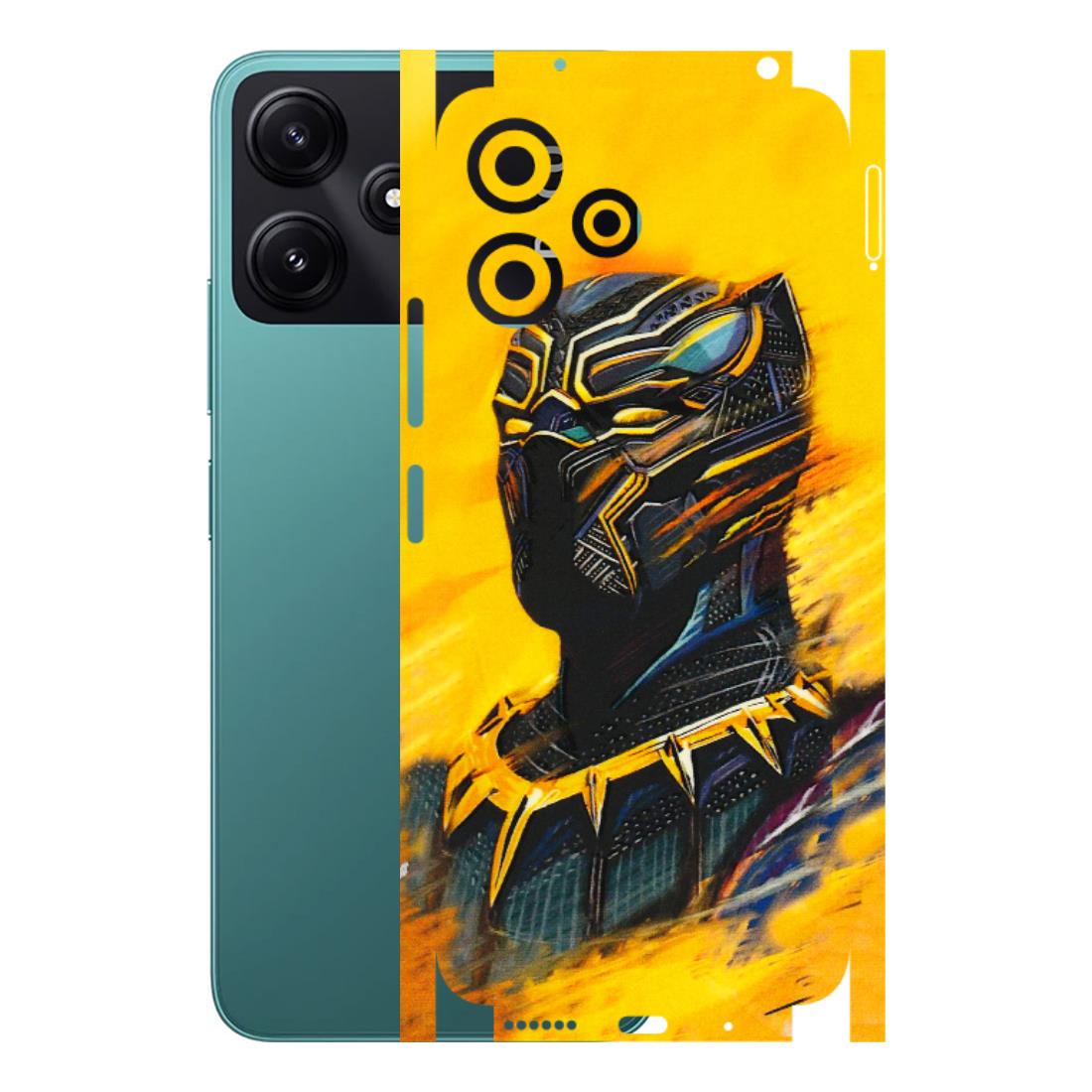 POCO Phone Skins (All Models) - Yellow Panther - 3D Embossed Finish (L-54) Poco M6 PRO 5G