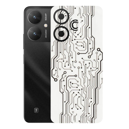 POCO Phone Skins (All Models) - Tech Circuits - Transparent Finish (T-03) Poco M6