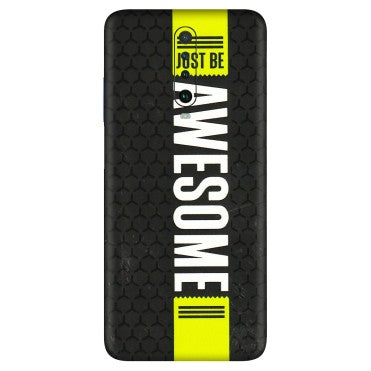 POCO Phone Skins (All Models) - Just Be Awesome - 3D Embossed Finish (L-101) Poco X2