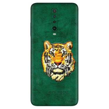 POCO Phone Skins (All Models) - Leather Feel Tiger - 3D Embossed Finish (L-111) Poco X2