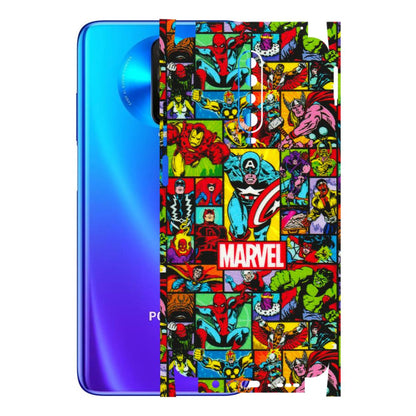 POCO Phone Skins (All Models) - MARVELOUS Comic Characters - 3D Embossed Finish (L-129) Poco X2