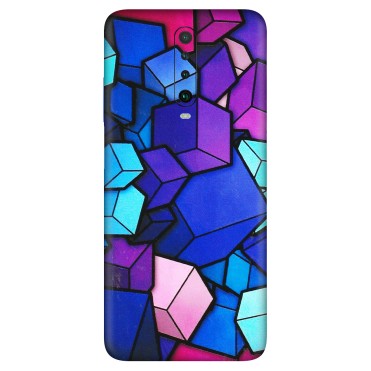 POCO Phone Skins (All Models) - Cube Doodle - 3D Embossed Finish (L-141) Poco X2