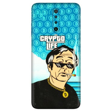 POCO Phone Skins (All Models) - Crypto Thug Life - 3D Embossed Finish (L-179) Poco X2