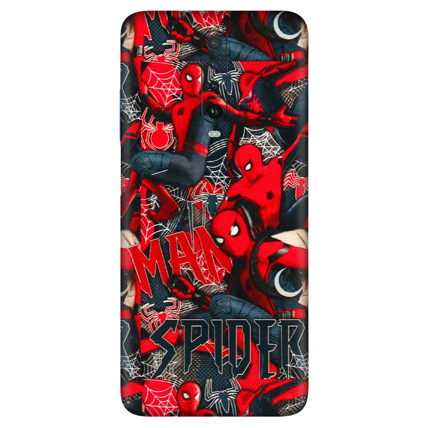 POCO Phone Skins (All Models) - SpiderMan Cool - 3D Embossed Finish (L-188) Poco X2