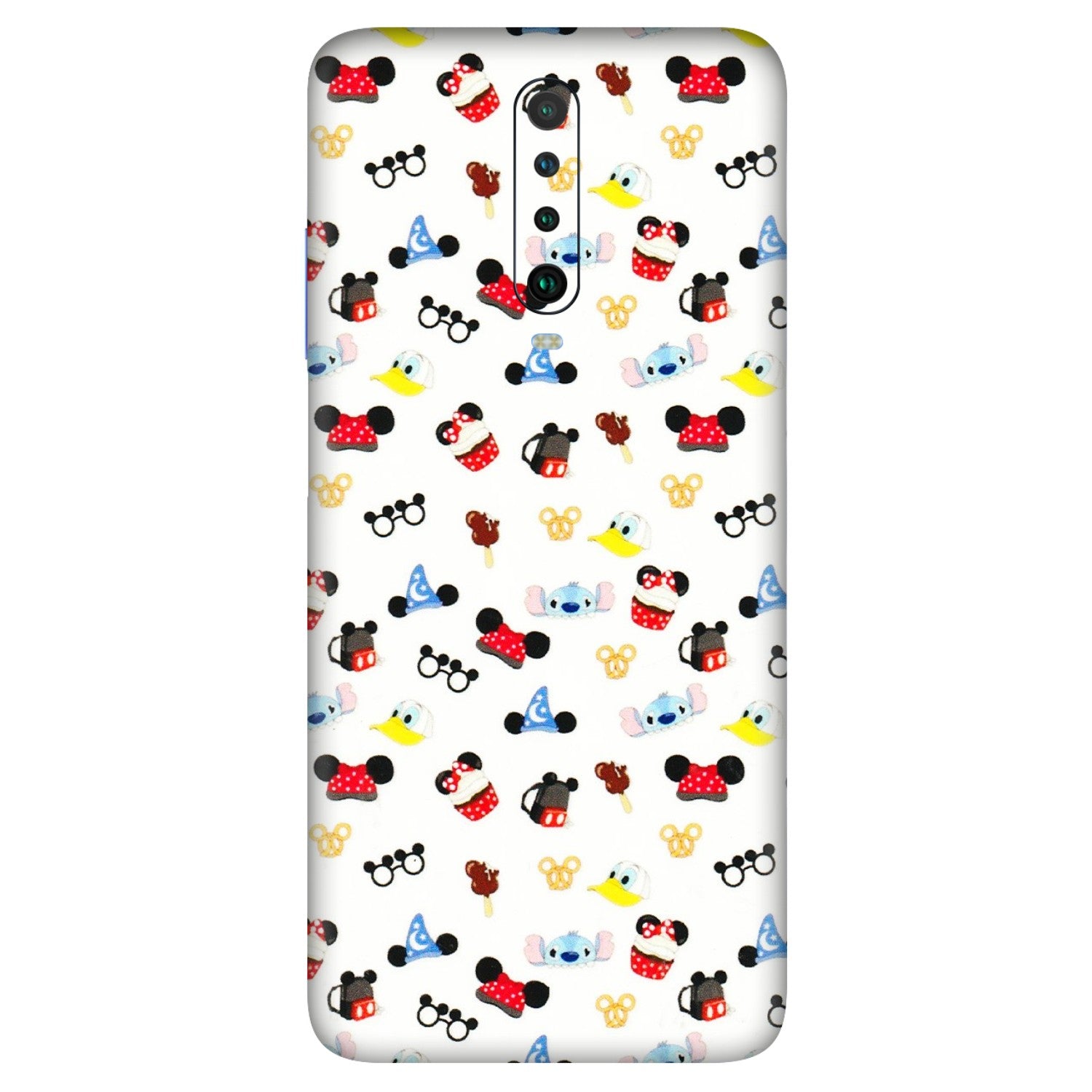 POCO Phone Skins (All Models) - Minnie Mouse & Donald Doodles s - 3D Embossed Finish (L-194) Poco X2